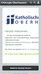 Mobile Screenshot of chirurgie-oberhausen.de